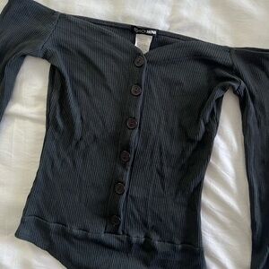 Fashion nova long sleeve body suit